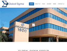 Tablet Screenshot of globalsigmagroup.com